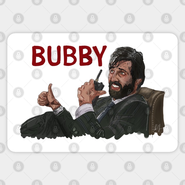 Die Hard: Bubby, Ellis is Your White Knight Sticker by 51Deesigns